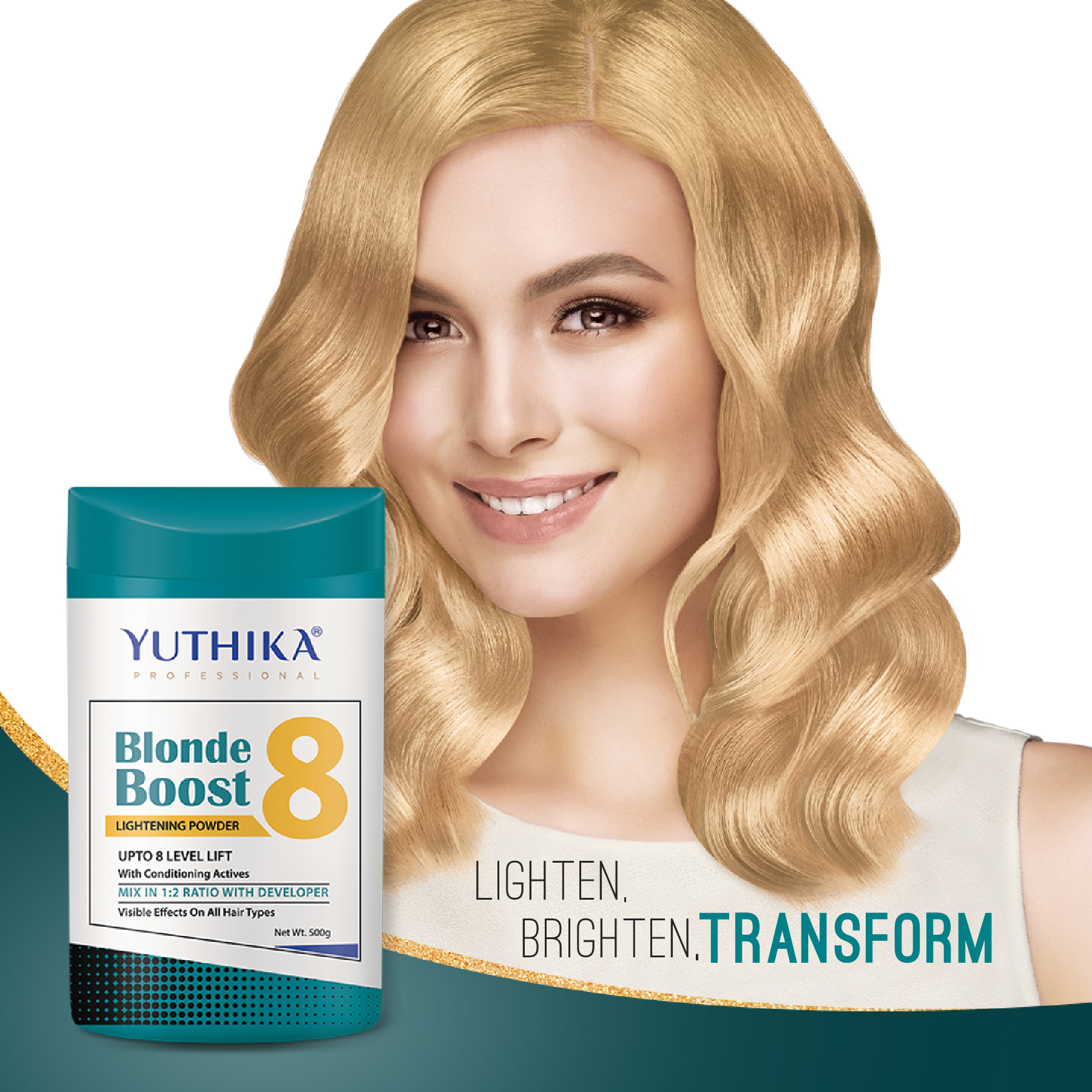 Yuthika Blonder Powder Level 8 Jar 500g